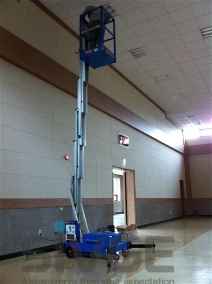 Mobile Lift Platform With 10 Meter Platform , Aluminum Alloy Hydraulic