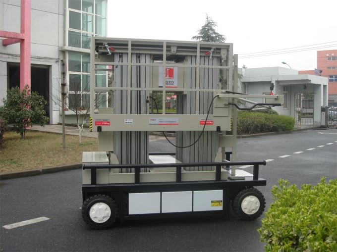 6m Electric Ladder Lift With 480 KG Load , Self Propelled Aerial Work