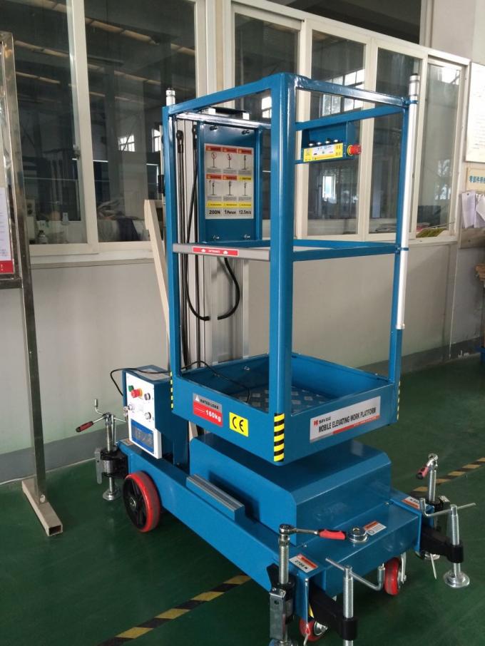 Office Buildings Personnel Lift Platform , 160kg Rated Load Electric
