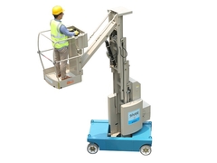 Compact 6m 8m 10m Elevated Work Platforms Vertical Mast Type Boom Lifts