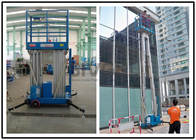 1330 * 600mm Vertical Mast Lift 12 Meter Platform Height For 2 Persons Work