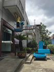 7.5m Elevated Work Platforms , Mast Type 3m Trailer Mounted Boom Lift