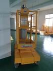 Hydraulic Work Platform Lift Self Propelled , Electric Work Platform For Warehouse