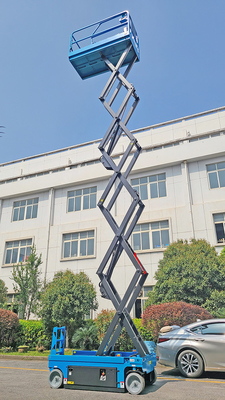 Mobile Elevating Work Platform And Scissor Lift 14 M With Load Capacity 320kg