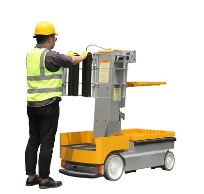 300 Lbs Load Capacity Electric Order Picker for Streamlined Warehouse Operations