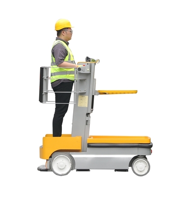 300 Lbs Load Capacity Electric Order Picker for Streamlined Warehouse Operations