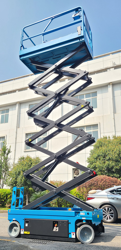 Mobile Elevating Work Platform And Scissor Lift 14 M With Load Capacity 320kg